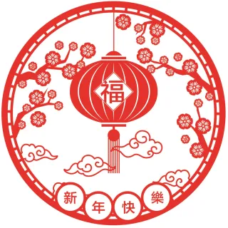 【WE CHAMP】喜慶新年剪影靜電貼-3入/1入兩張(窗貼 壁貼 無痕貼 靜電貼 新年裝飾牆貼 玻璃壁紙貼 新年過年)