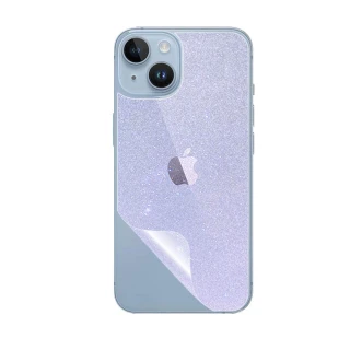 【o-one大螢膜PRO】Apple iPhone 14 6.1吋 滿版手機背面保護貼(閃耀碎鑽款)
