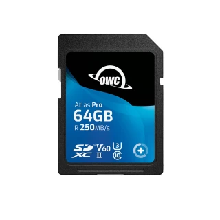 【OWC】Atlas Pro - 64GB SD 記憶卡(SDXC UHS-II V60)