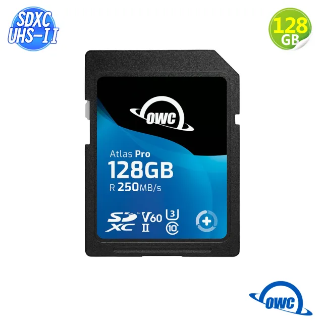 【OWC】Atlas Pro - 128GB SD 記憶卡(SDXC UHS-II V60)