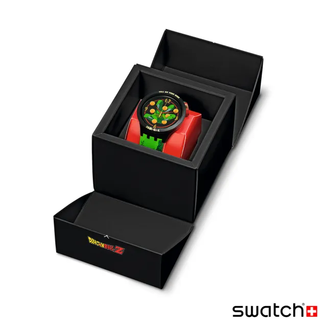 【SWATCH】七龍珠Z聯名錶-神龍 SHENRON BIG BOLD系列-限量款 手錶 瑞士錶 錶(47mm)