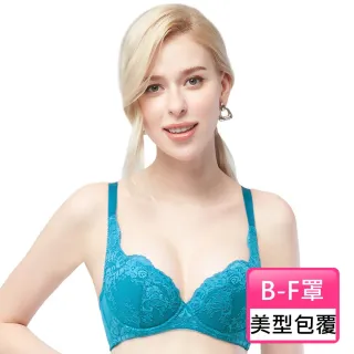 【Swear 思薇爾】戀之物語系列B-F罩蕾絲包覆女內衣(窿島藍)_出清品