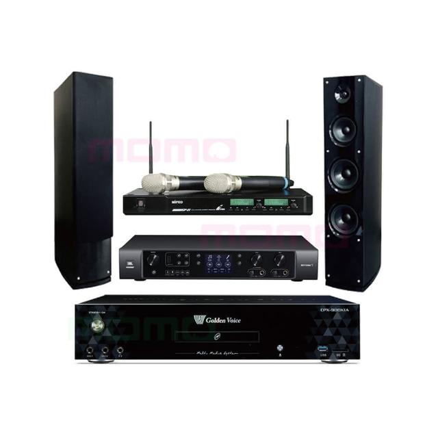 【金嗓】CPX-900 K1A+JBL BEYOND 1+ACT-941+AS-138(6TB點歌機+數位多功能擴大機+無線麥克風+落地式喇叭)