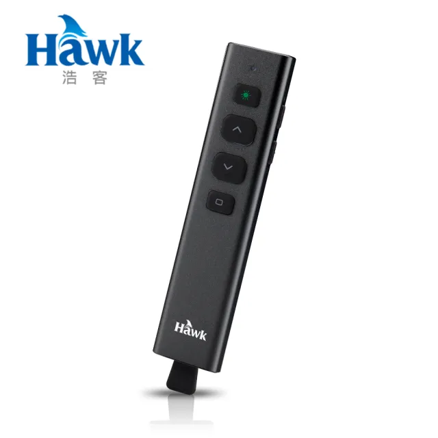 【Hawk 浩客】G500 影響力 2.4GHz 綠光雷射簡報器(12-HTG500GBK)