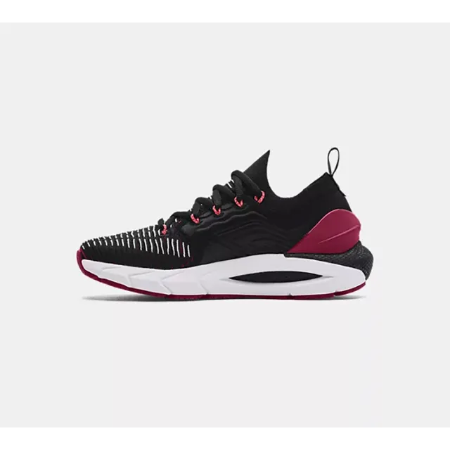 【UNDER ARMOUR】UA 運動鞋 女 HOVR Phantom 2 INKNT慢跑鞋 黑紫(3024155-006)