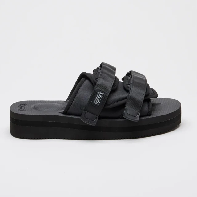 SUICOKE MOTO-VPO OG-056VPO 黑色 厚底 魔鬼氈 拖鞋 VIBRAM 黃金大底 SK22056VPOBK