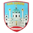【A-ONE】奧地利 維也納  卡爾教堂 電繡背膠補丁 袖標  網每打卡地標 布標 布貼 補丁 貼布繡 臂章