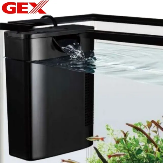 【GEX五味】日本二合一換水+過濾器 黑色 可換水式沉水過濾器內掛式過濾(3秒快速換水 換水新革命G116)