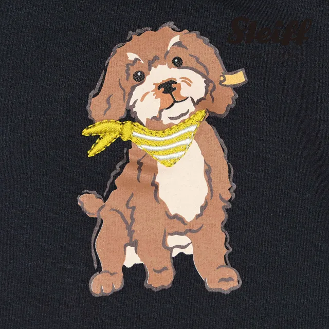 【STEIFF】熊頭童裝 內刷毛長袖T(長袖上衣)