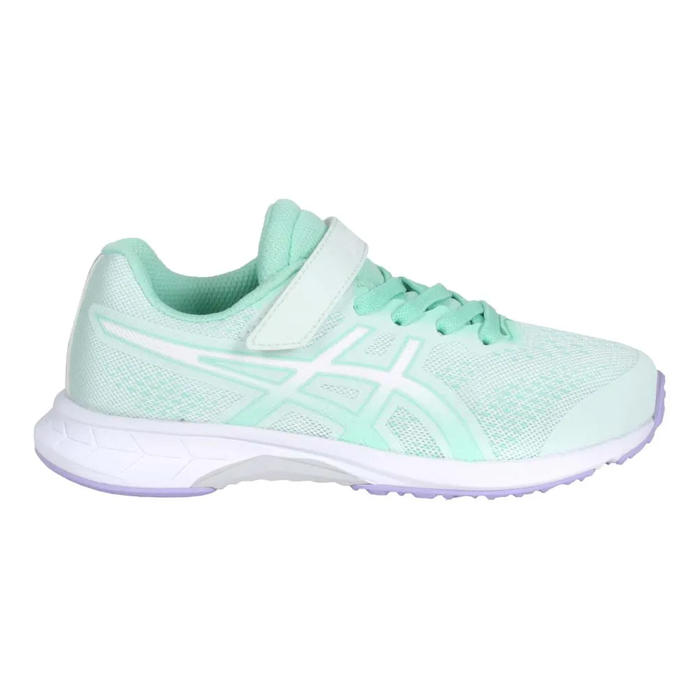 【asics 亞瑟士】19-25CM_LAZERBEAM RH-MG 女大童運動鞋-亞瑟士 淺綠白(1154A146-301)