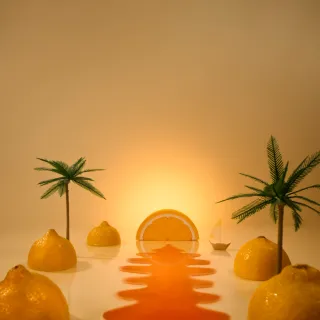 【KIDMORY】矽膠疊疊樂感統玩具-檸檬(彌月禮 啟蒙玩具 統感玩具 親子遊戲 創意)