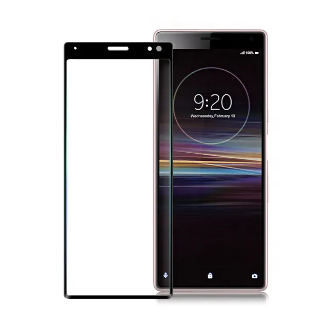 【Xmart】for SONY Xperia 10 超透滿版 2.5D 鋼化玻璃貼-黑