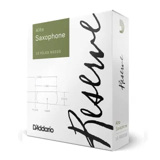 【D’Addario】RESERVE DJR10 中音薩克斯風竹片 10片裝 RICO(ALTO SAX REEDS)