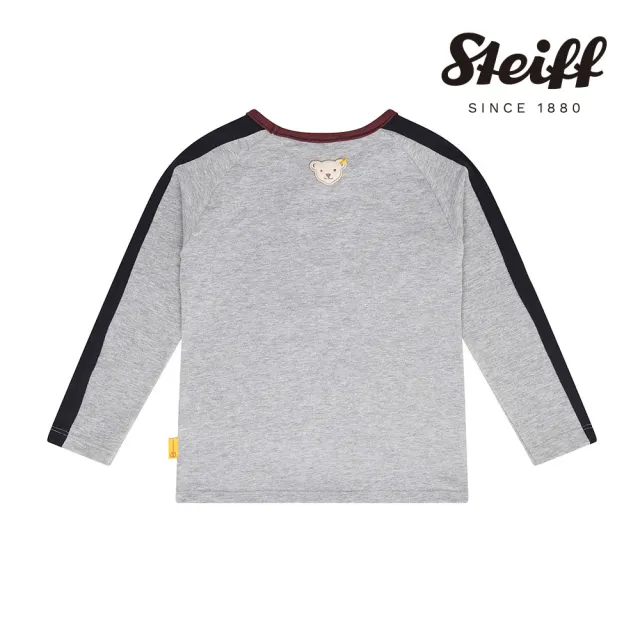 【STEIFF】熊頭童裝 大學長袖T(長袖上衣)