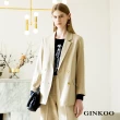 【GINKOO 俊克】寬鬆雙排釦西裝外套