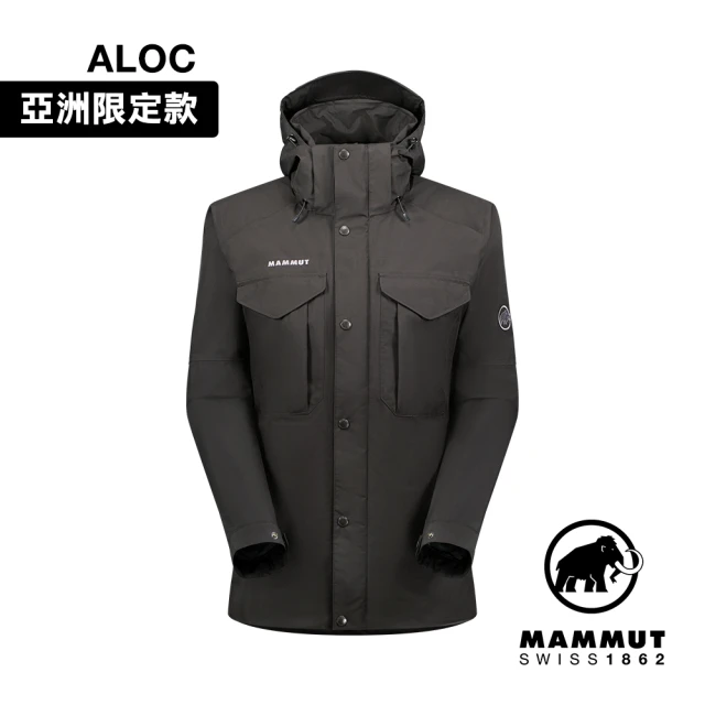 Mammut 長毛象 Gore-Tex Utility HS Jacket AF Men 防水多口袋連帽外套 男款 黑色 #1010-29780