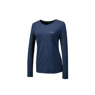 【Mountneer 山林】女排汗保暖上衣-深藍-32P28-88(t恤/女裝/上衣/休閒上衣)