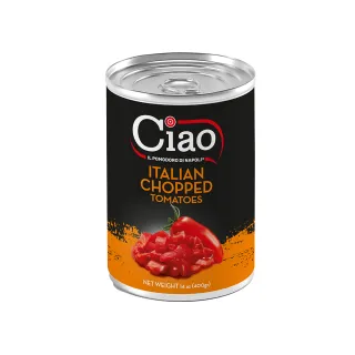 即期品【Ciao】義大利 碎粒蕃茄 400g(效期20260901)