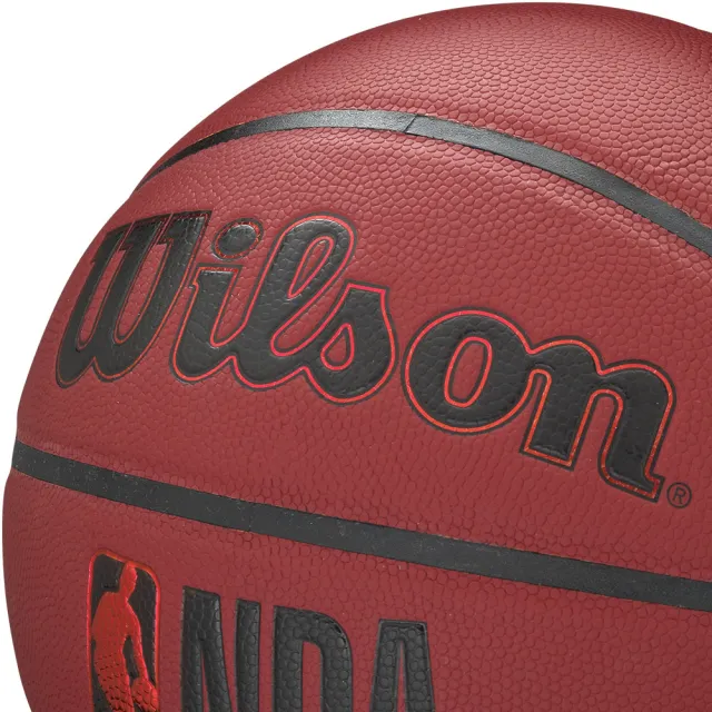 【WILSON】NBA FORGE系列 酒紅 合成皮 籃球(7號球)