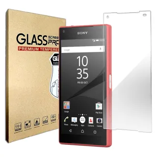 【YANG YI 揚邑】揚邑 Sony Xperia Z5 Compact 鋼化玻璃保護貼(9H防爆防刮防眩弧邊)