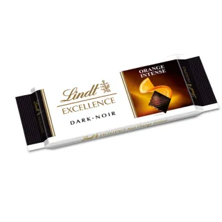 【Lindt 瑞士蓮】極醇系列香橙口味黑巧克力 35gX3入(黑巧克力)
