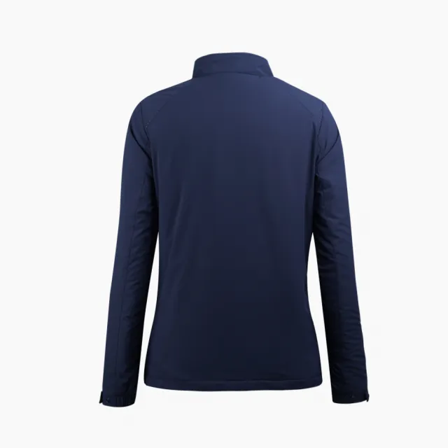 【PING】女款腰側沖孔防潑水休閒鋪棉外套-深藍(蓄熱保溫/GOLF/高爾夫/RC22212-58)