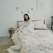 【BUHO 布歐】天絲萊賽爾印花+素色單人床包+雙人被套三件組(多款任選)