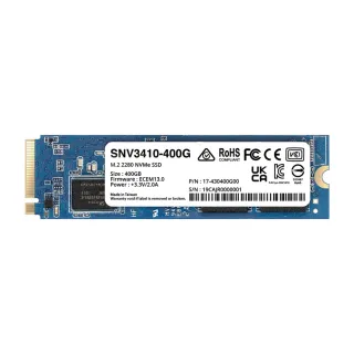 【Synology 群暉科技】SNV3410-400G M.2 2280 NVMe SSD(拆封後無法退換貨)