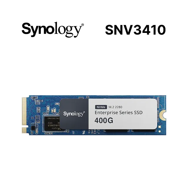 Synology 群暉科技】SNV3410-400G M.2 2280 NVMe SSD(拆封後無法退換貨