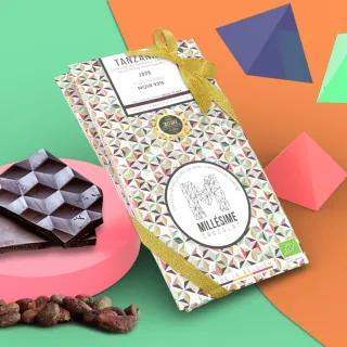 【Millesime】比利時進口單一產區坦尚尼亞90%黑巧克力片2片組_養生送禮