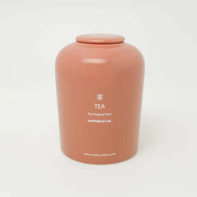 【smith&hsu】鮮彩陶瓷茶罐(紅土紅)