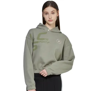 【LE COQ SPORTIF 公雞】休閒潮流連帽T恤 女-2色-LWQ22239