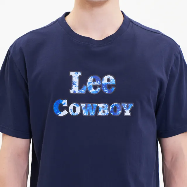【Lee 官方旗艦】男裝 短袖T恤 / Cowboy 共2色 舒適版型 / 101+ 系列(LL220340ANJ / LL220340K14)