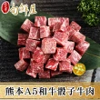【金澤旬鮮屋】熊本頂級和王A5黑毛和牛骰子肉2盒(150g/盒)