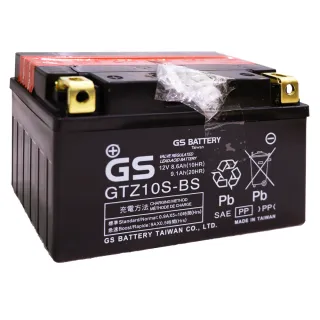 【GS 統力】GTZ10S-BS 高效能機車電池10號(同 YUASA湯淺 TTZ10S)
