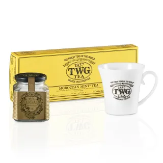 【TWG Tea】純棉茶包禮物組(南非國寶茶 任選 15包/盒+糖罐+馬克杯)