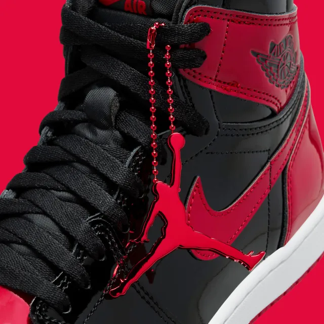 NIKE 耐吉】Air Jordan 1 Retro OG Bred Patent 特殊漆皮黑紅男款