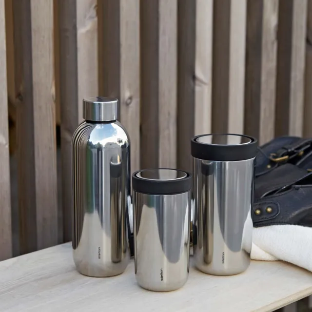 【Stelton】Keep Cool保溫隨身瓶600ml(銀色)