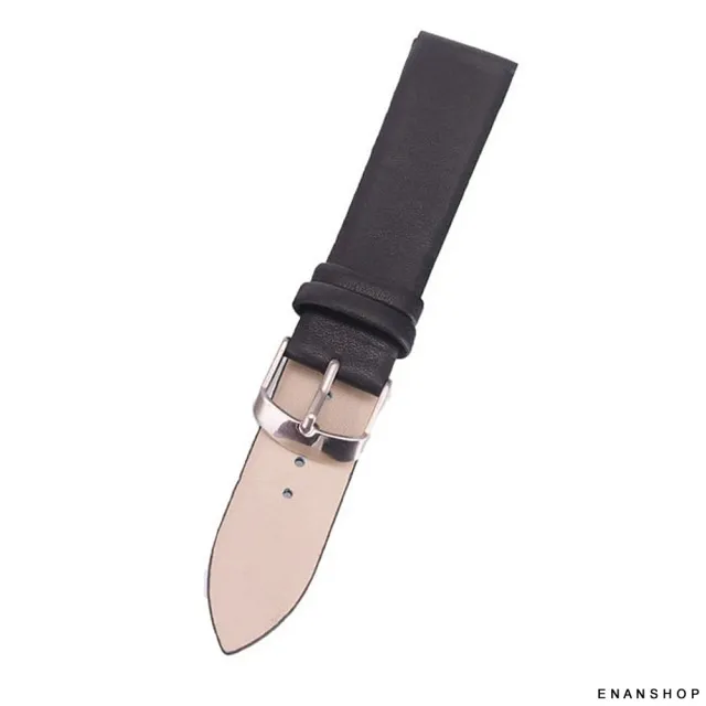 【ENANSHOP 惡南宅急店】真皮平紋錶帶 手錶零件 男女皆可 耐用耐磨 真牛皮 錶帶-0634F