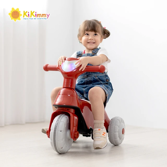 【kikimmy】多功能兒童電動摩托車-兩色可選(摩托車/機車/滑步車/3輪腳踏車)