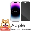 【阿柴好物】Apple iPhone 14 Pro Max 滿版防窺玻璃貼