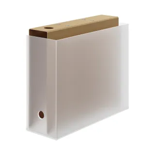 【MUJI 無印良品】聚丙烯檔案盒.標準型.A4用