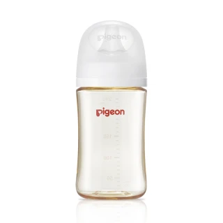 【Pigeon貝親 官方直營】第三代母乳實感PPSU奶瓶240ml(純淨白)