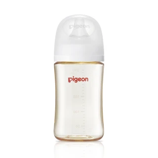 【Pigeon 貝親】第三代母乳實感PPSU奶瓶240ml(純淨白)