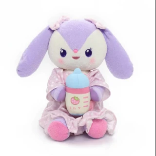 【Usamomo】絨毛可更衣-baby紫兔 43cm(絨毛娃娃)