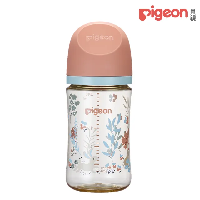 【Pigeon貝親 官方直營】第三代母乳實感彩繪款PPSU奶瓶240ml(3款)
