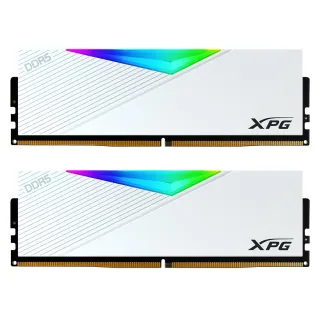 【ADATA 威剛】XPG LANCER DDR5-5600 16G*2 RGB超頻桌上型記憶體(白)