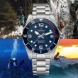 【TITONI 梅花錶】海洋探索 SEASCOPER 600自製機芯天文台認證 潛水機械錶-藍(83600 S-BE-255)