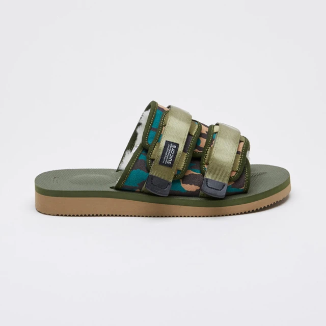 SUICOKE MOTO-Mab-PT04 綠迷彩 毛絨 絨毛內裡 保暖 抗菌鞋床 拖鞋 SK056MABP4GE