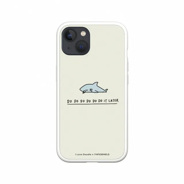 【RHINOSHIELD 犀牛盾】iPhone 11/11 Pro/Max Mod NX手機殼/I Love Doodle-鯊魚(I Love Doodle)